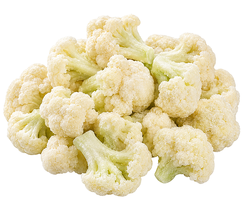 IQF Frozen Cauliflower is selected for compact structure, clean color, and consistent quality before being trimmed and individually quick frozen. It is suitable for retail, food service, ready meals, and industrial applications where uniform sizing and dependable cooking performance are essential. Specifications HS Code: 07108050 Processing Method: IQF Origin: Egypt Forms Available: Florets Size Grades: 20–40 mm / 30–50 mm / 40–60 mm (customizable) Packaging: Retail & bulk cartons Harvest Season: December – March Storage Temperature: -18°C Shelf Life: 24 months