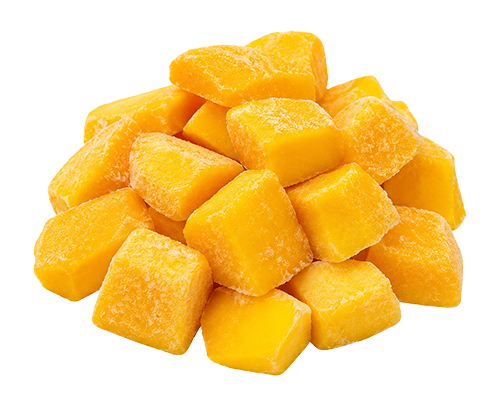 IQF Frozen Mango is processed from carefully selected ripe fruit to preserve its vibrant color, natural sweetness, and smooth texture. Prepared in diced or chunk formats, it is suitable for smoothies, desserts, yogurts, bakery fillings, and food manufacturing applications. Specifications HS Code: 08119050  Processing Method: IQF  Origin: Egypt  Varieties: Keitt / Kent (subject to season)  Forms Available: Diced (10x10 mm / 20x20 mm), Chunks  Packaging: Retail & bulk cartons  Harvest Season: July – October  Storage Temperature: -18°C  Shelf Life: 24 months BRIX 12—15%