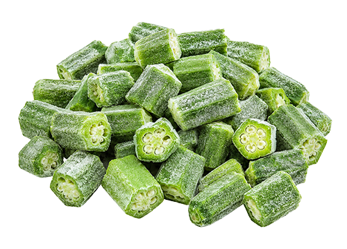IQF Frozen Okra is selected and processed shortly after harvest to preserve its natural green color, firm structure, and authentic texture. Available in different sizes and preparation formats, it is suitable for retail, catering, and industrial food applications that require reliable quality and consistent grading. Specifications HS Code: 07108069 Processing Method: IQF Origin: Egypt Forms Available: Whole, Headless, Cut Size Grades: Extra / Zero / Fine (as per client specification) Packaging: Retail & bulk formats available Harvest Season: June – October Storage Temperature: -18°C Shelf Life: 24 months