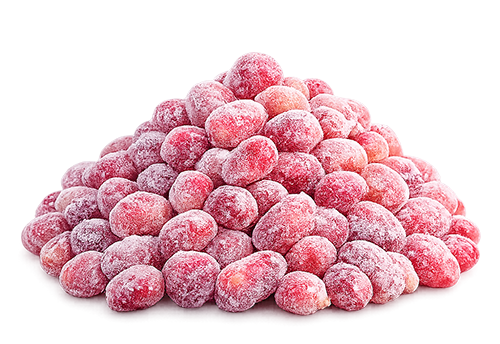 IQF Frozen Pomegranate Arils are carefully separated and individually quick frozen to preserve their vibrant color, juicy texture, and natural tart-sweet flavor. They are ideal for dairy, bakery, beverage, dessert, and ready-meal applications requiring visual appeal and free-flowing quality. Specifications HS Code: 08119095 (falls under “other fruits”) Processing Method: IQF Origin: Egypt Forms Available: Arils Packaging: Retail & bulk cartons Harvest Season: September – November Storage Temperature: -18°C Shelf Life: 24 months